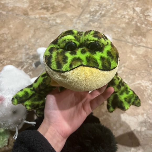 Webkinz LOT of 7 Pets Vintage 2000s Web game no codes GANZ poodle frog giraffe - Picture 6 of 12